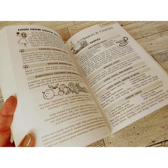 Vegetarian Health Cookbook Recipes For Super Energy Long Life - Bragg - PB - Picture 4 of 12